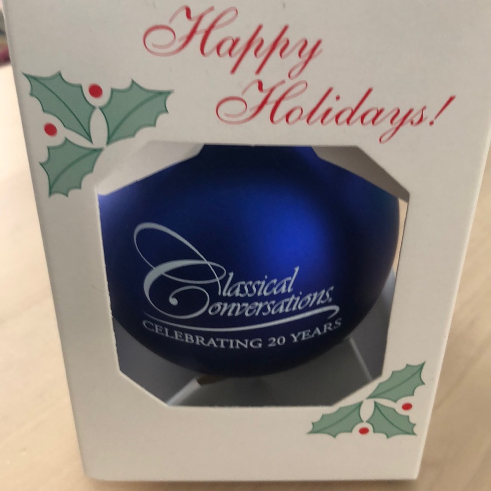 Classical Conversations Christmas Ornament - NEW IN BOX